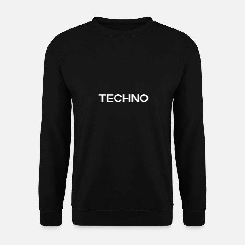 Conception techno - Sweat-shirt Unisexe - noir