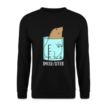 chemistry - Unisex Sweatshirt - black - Front - Alina (178cm) & Michal (187cm)