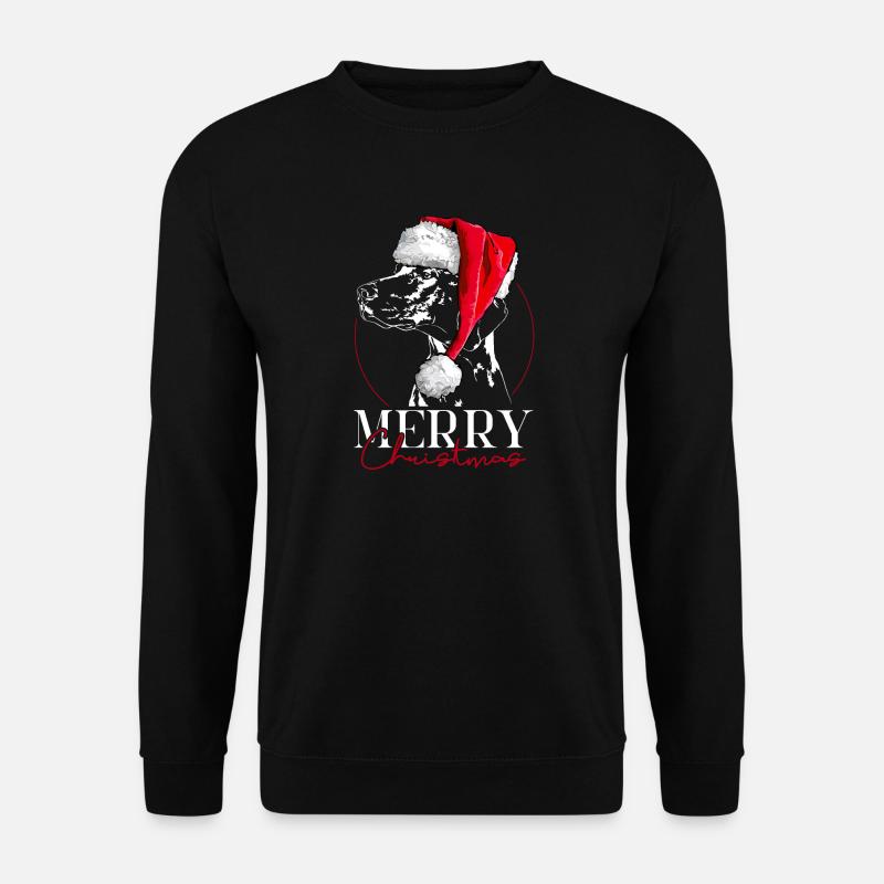 Santa MAGYAR VIZSLA Christmas Hunde Hund Wilsigns - Unisex Pullover - Schwarz