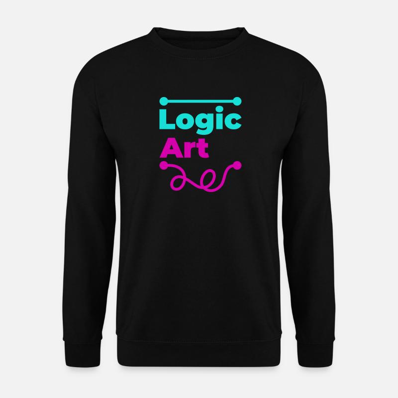 Logic VS art - Unisex Sweatshirt - black