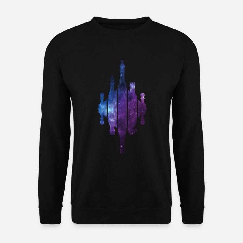SCHACH SCHACHSPIELER SCHACHFIGUREN - Unisex Pullover - Schwarz