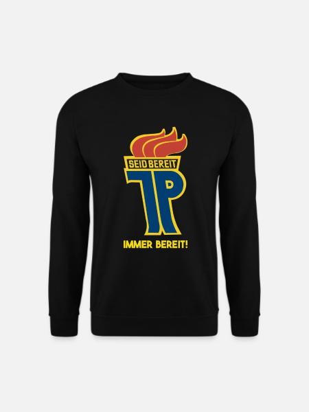 DDR Pionier Ostalgie Geschenkidee - Unisex Pullover - Schwarz