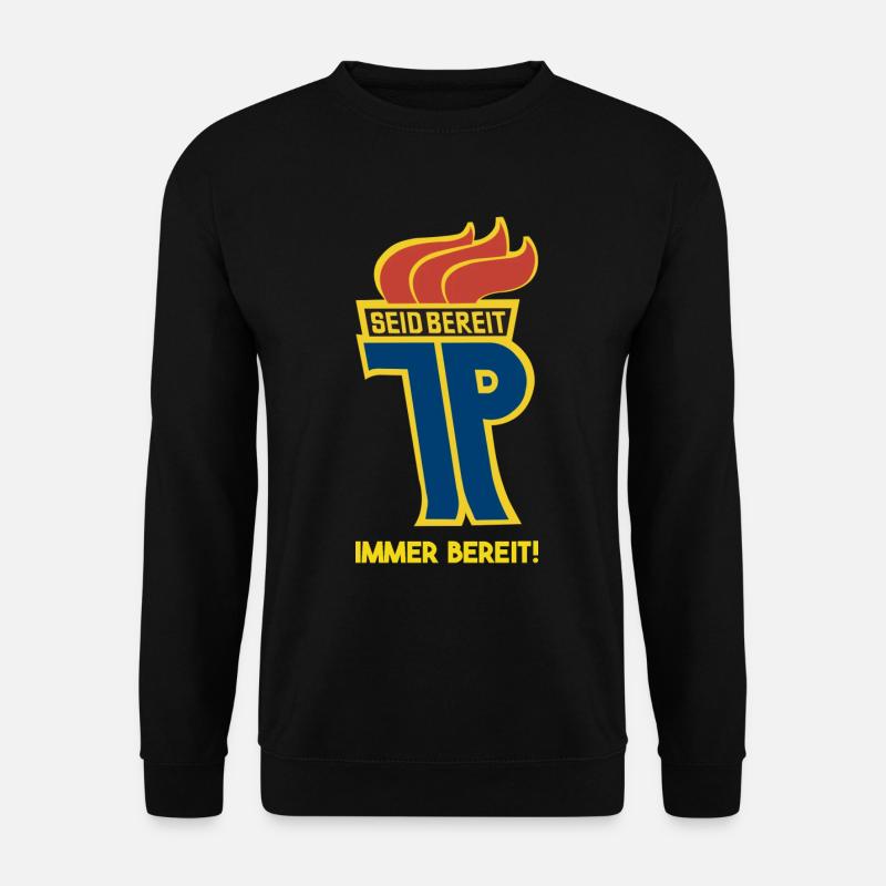 DDR Pionier Ostalgie Geschenkidee - Unisex Pullover - Schwarz