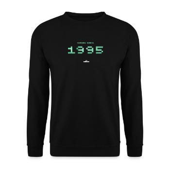 Infinite gameplay 1995 - Unisex Pullover - Schwarz - Vorne - Alina (178cm) & Michal (187cm)