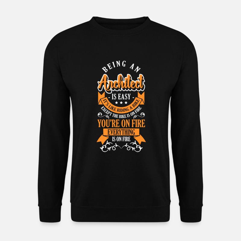 Architektur - Unisex Pullover - Schwarz