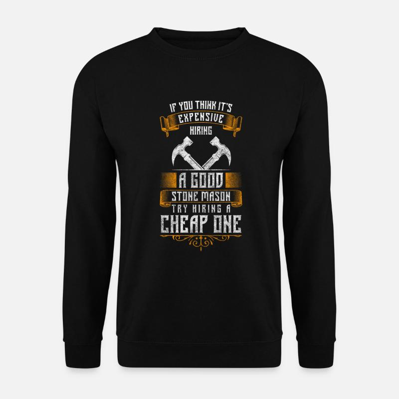 Bildhauer Hobby Handwerk Tradition - Unisex Pullover - Schwarz