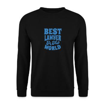 Avocat - T-shirt - Exprimer sa compétence juridique - Sweat-shirt Unisexe - noir - Devant - Alina (178cm) & Michal (187cm)