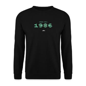 Infinite gameplay 1986 - Unisex Sweatshirt - black - Front - Alina (178cm) & Michal (187cm)