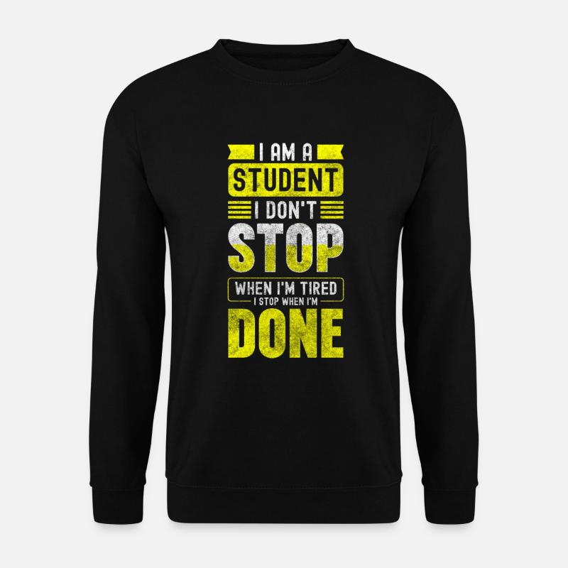 Student Uni Future Lecturer - Unisex Sweatshirt - black