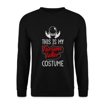 Psychic Future Sign - Unisex Sweatshirt - black - Front - Alina (178cm) & Michal (187cm)
