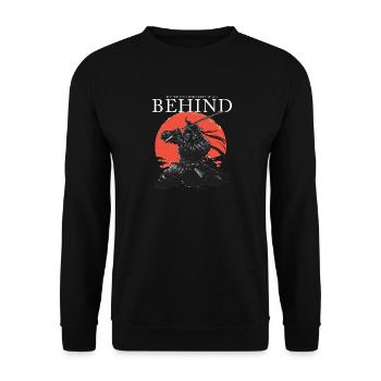 Samurai Ronin - À Celui qui a tout laissé derrière lui - Sweat-shirt Unisexe - noir - Devant - Alina (178cm) & Michal (187cm)