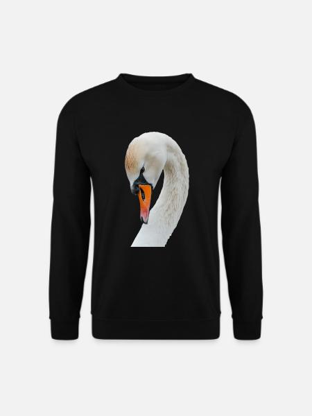 Schwan - Unisex Pullover - Schwarz
