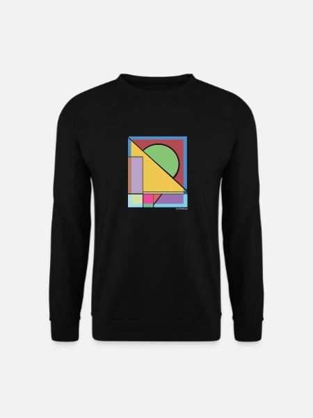 Energetic Geometric by Cinodrago - Unisex Sweatshirt - black