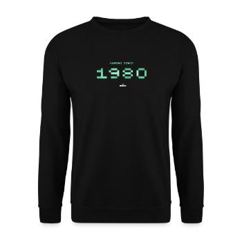Infinite gameplay 1980 - Unisex Sweatshirt - black - Front - Alina (178cm) & Michal (187cm)