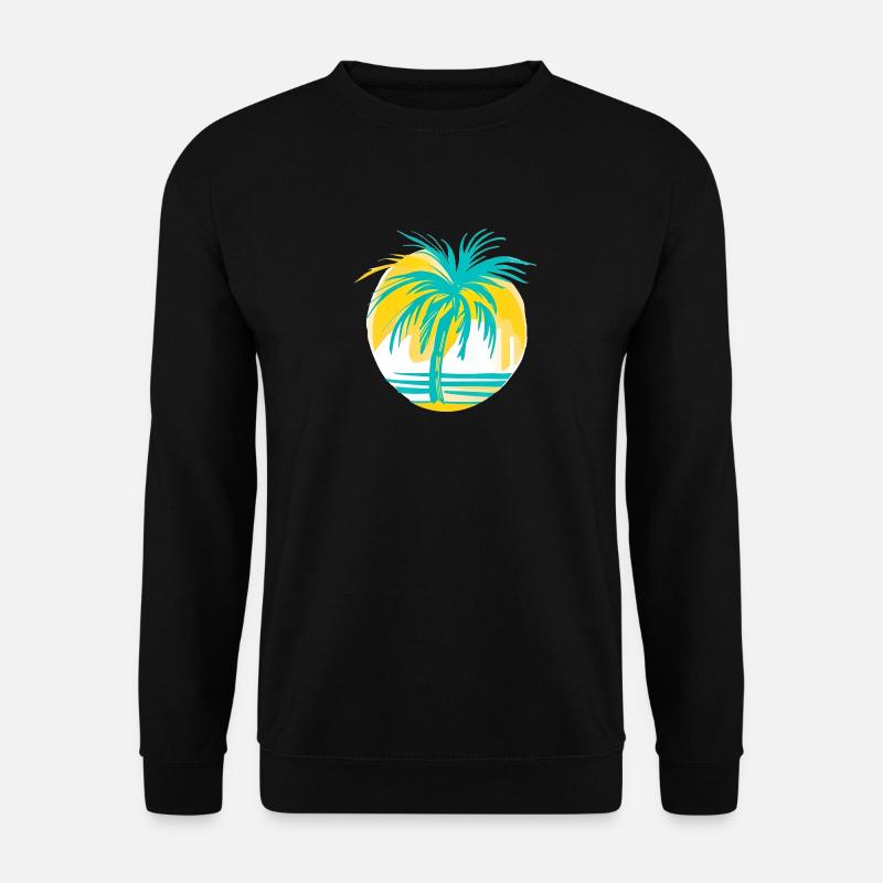 Pomme Coucher de soleil - Sweat-shirt Unisexe - noir
