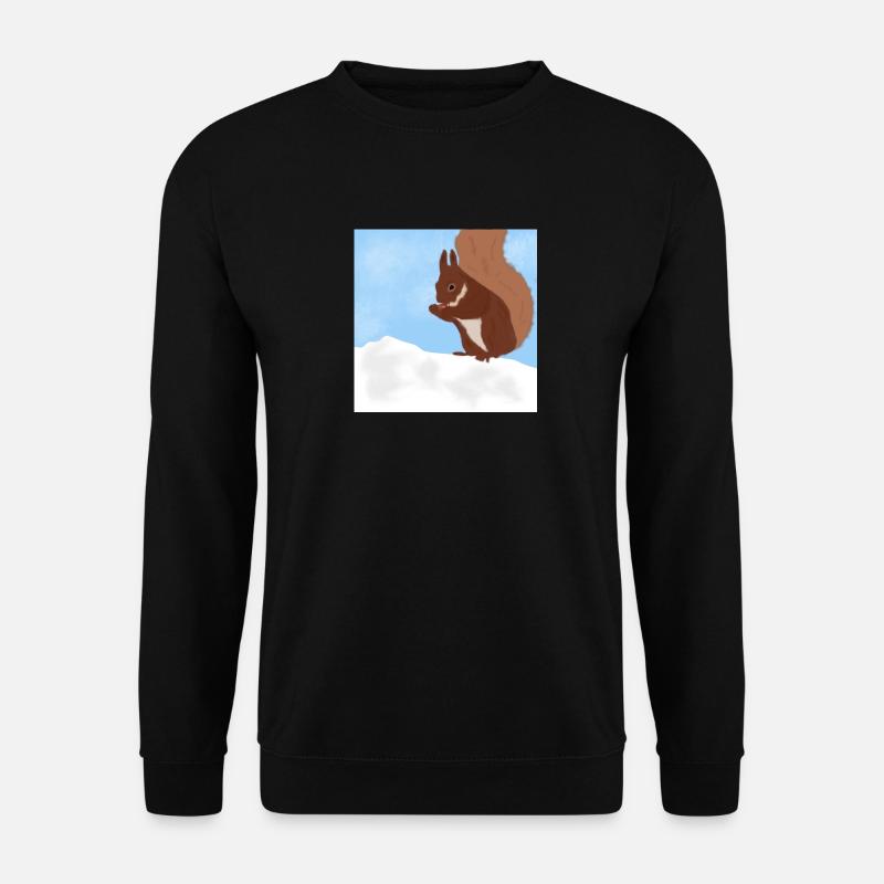Eichhörnchen - Unisex Pullover - Schwarz