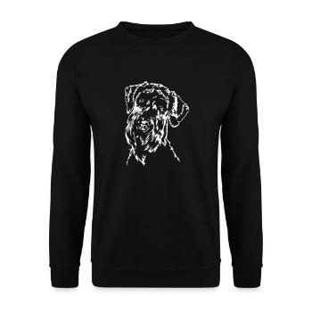 1000000000000000 - Sweat-shirt Unisexe - noir - Devant - Alina (178cm) & Michal (187cm)