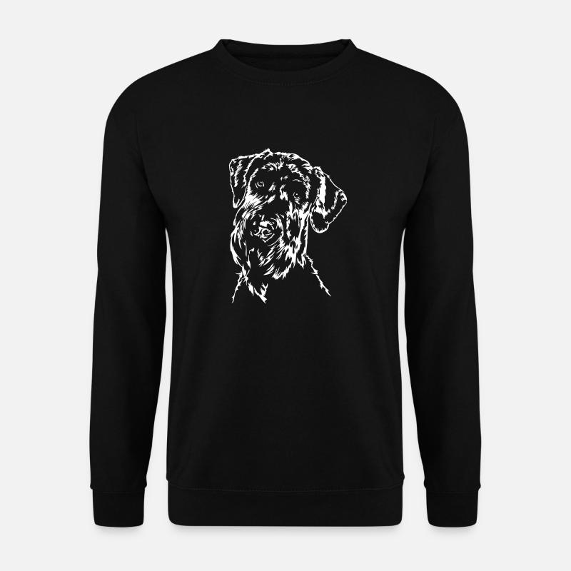 RIESENSCHNAUZER Portrait Wilsigns - Unisex Pullover - Schwarz