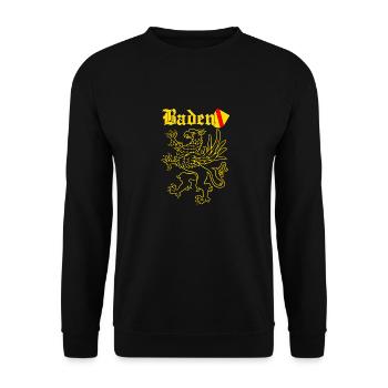 Baden - Unisex Pullover - Schwarz - Vorne - Alina (178cm) & Michal (187cm)