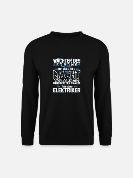 Elektriker - Wächter - Unisex Pullover - Schwarz
