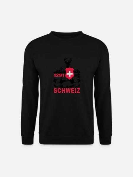 Schweiz 1291 - Unisex Pullover - Schwarz