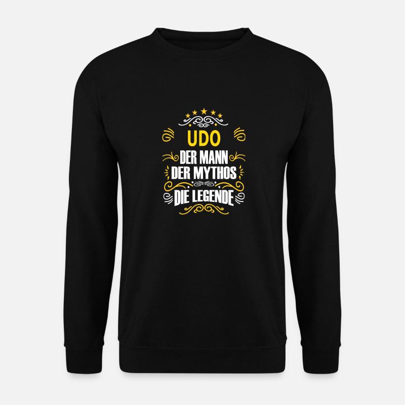 UDO - Unisex Pullover - Schwarz