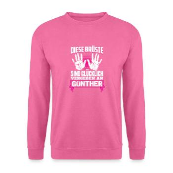 GÜNTHER - Brüste - Unisex Pullover - Pink - Vorne