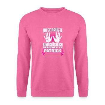 PATRICK - Brüste - Unisex Pullover - Pink - Vorne