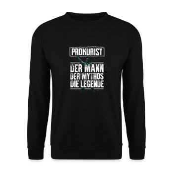 PROKURIST - Mythos - Unisex Pullover - Schwarz - Vorne - Alina (178cm) & Michal (187cm)