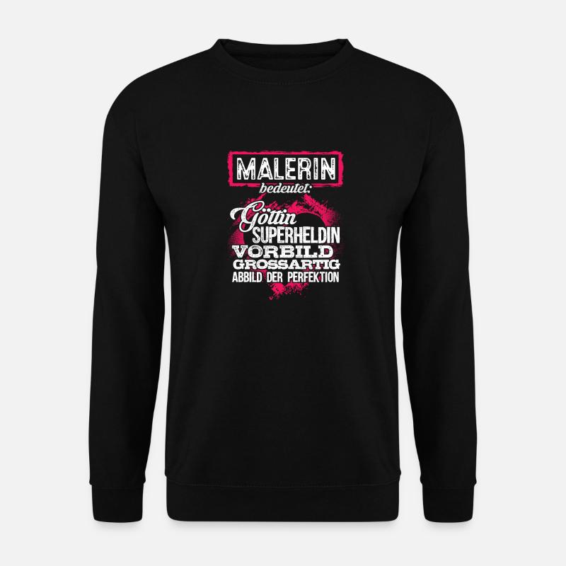 MALERIN - Duden - Unisex Pullover - Schwarz