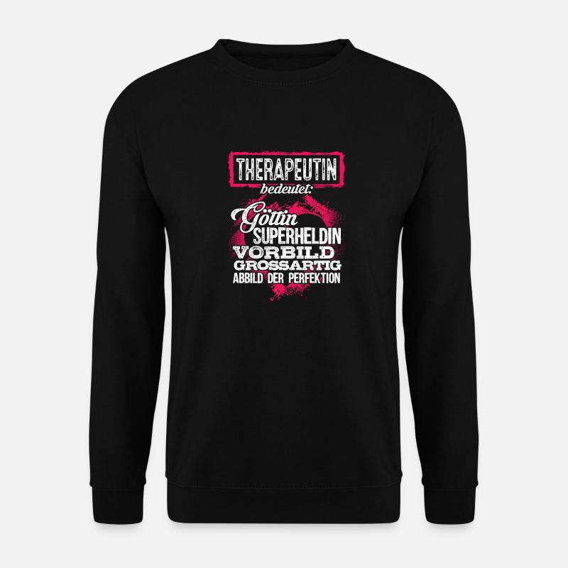 THERAPEUTIN - duden - Unisex Pullover - Schwarz