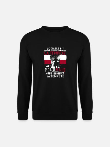 Tempête Polonais - Sweat-shirt Unisexe - noir