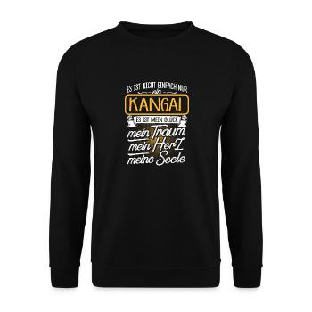 KANGAL - Traum - Unisex Pullover - Schwarz - Vorne - Alina (178cm) & Michal (187cm)
