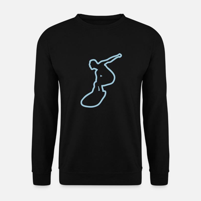 Surfer Surfer - Unisex Pullover - Schwarz