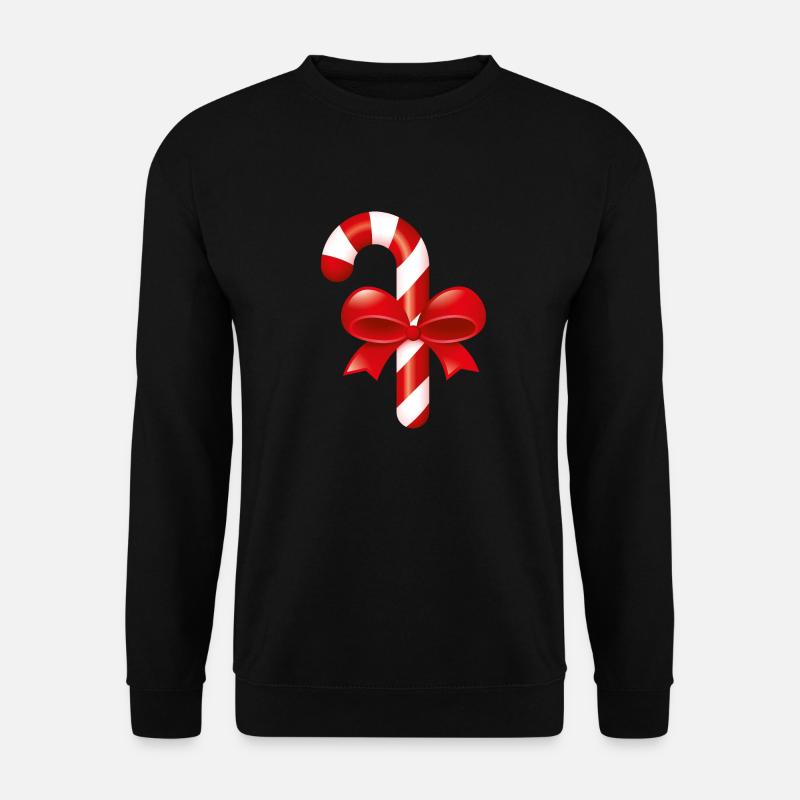 Smiley Christmas Candy - Unisex Sweatshirt - black