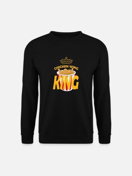 Chicken Wing King - Unisex Pullover - Schwarz
