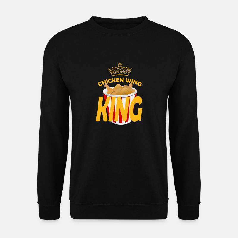Chicken Wing King - Unisex Sweatshirt - black