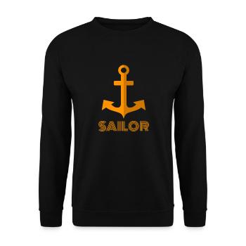 Marin marin marin marin - Sweat-shirt Unisexe - noir - Devant - Alina (178cm) & Michal (187cm)