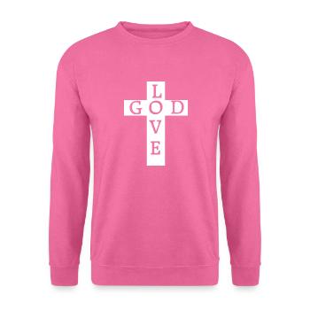 Jesus Christ God God - Unisex Sweatshirt - pink - Front