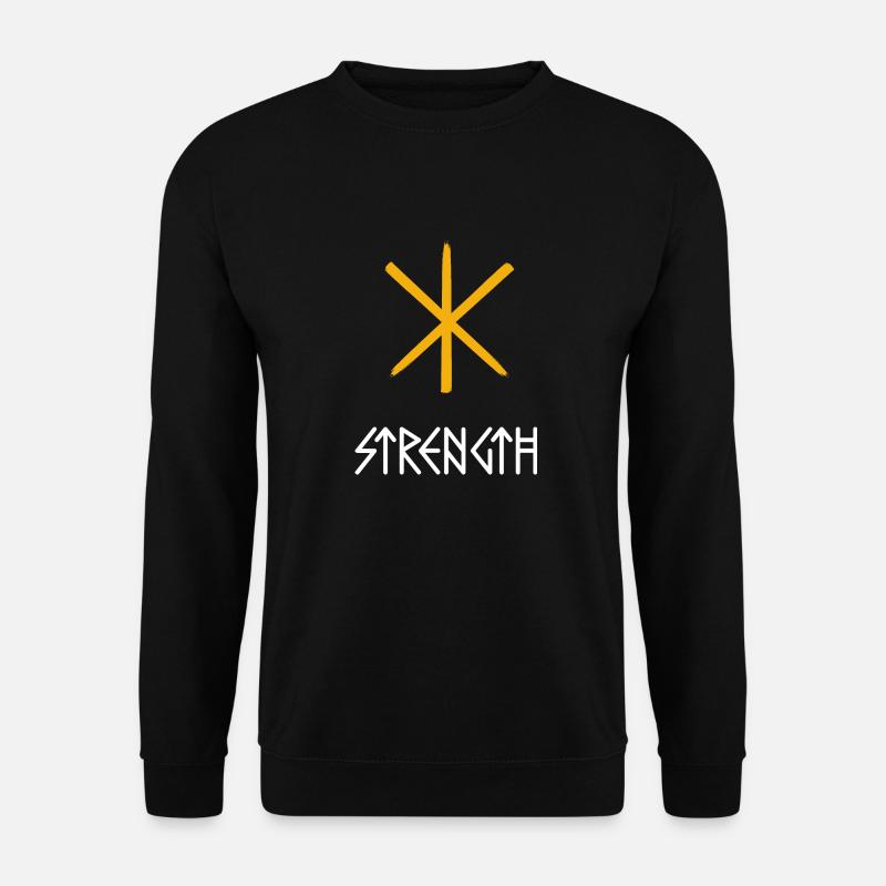 Rune viking de force - Sweat-shirt Unisexe - noir