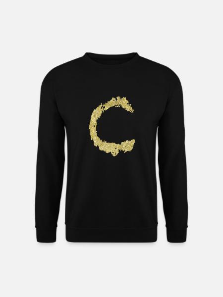 Buchstabe C Geschenk Name 2 - Unisex Pullover - Schwarz