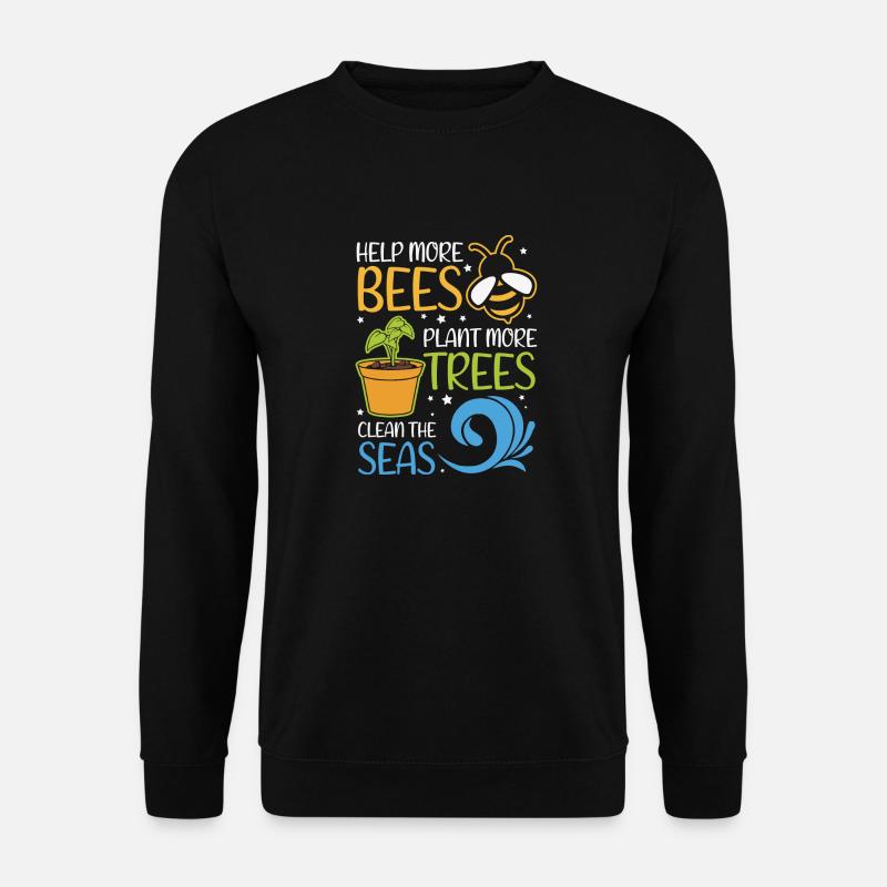 Save the Earth Environmental Protection - Unisex Sweatshirt - black