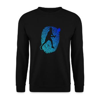 Badminton Badminton Player Squash Badminton - Unisex Sweatshirt - black - Front - Alina (178cm) & Michal (187cm)