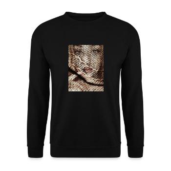 Art Faces Collection - Unisex Sweatshirt - black - Front - Alina (178cm) & Michal (187cm)