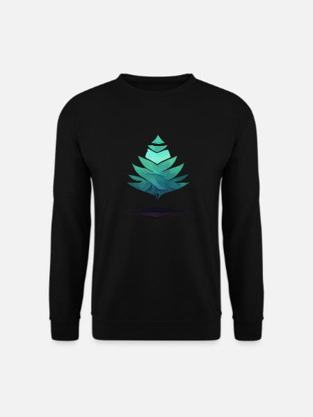 Arbre Vectoriel - Sweat-shirt Unisexe - noir