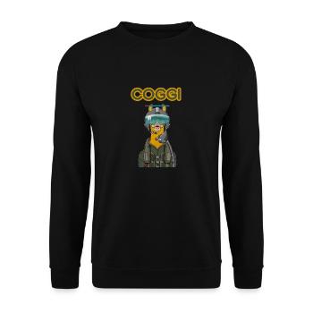 COGGI PILOT - Sweat-shirt Unisexe - noir - Devant - Alina (178cm) & Michal (187cm)