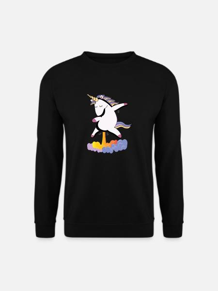 Pupshorn - aus ein Einhorn darf mal pupsen - Unisex Pullover - Schwarz