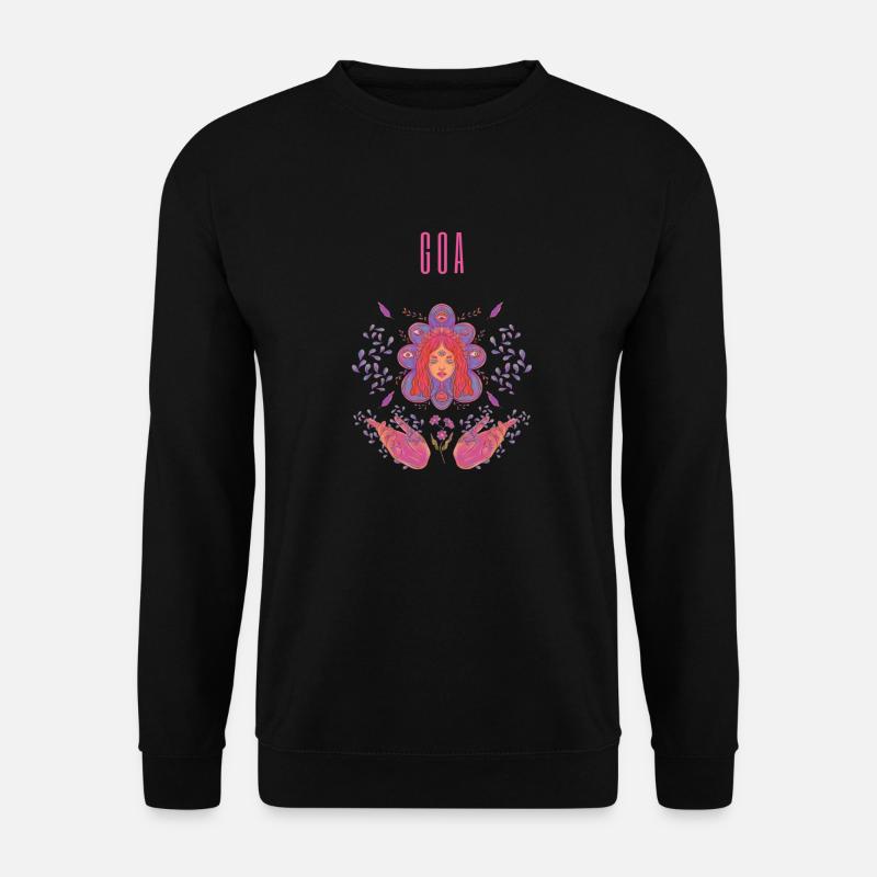 Goa - Unisex Pullover - Schwarz