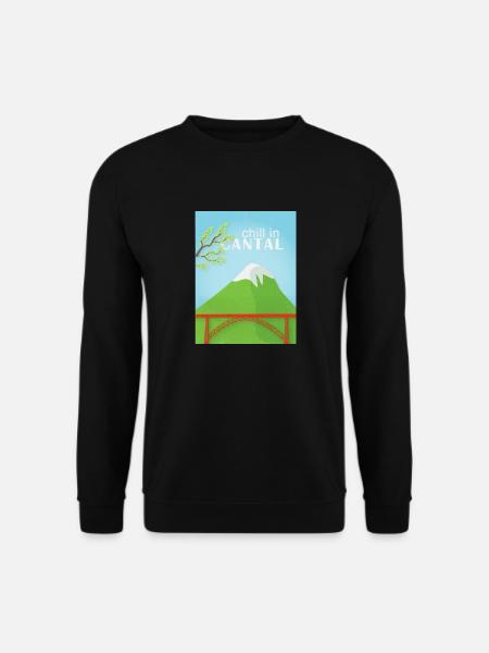 Chill in Cantal - Sweat-shirt Unisexe - noir