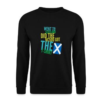 nc500 scotland - Unisex Sweatshirt - black - Front - Alina (178cm) & Michal (187cm)